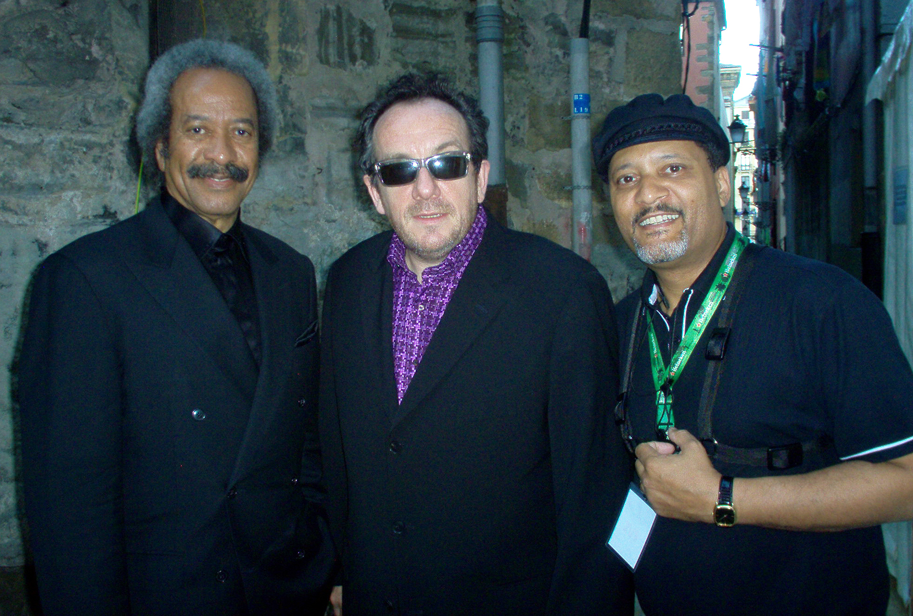 Brian Breeze Cayolle with Allen Toussaint and Elvis Costello